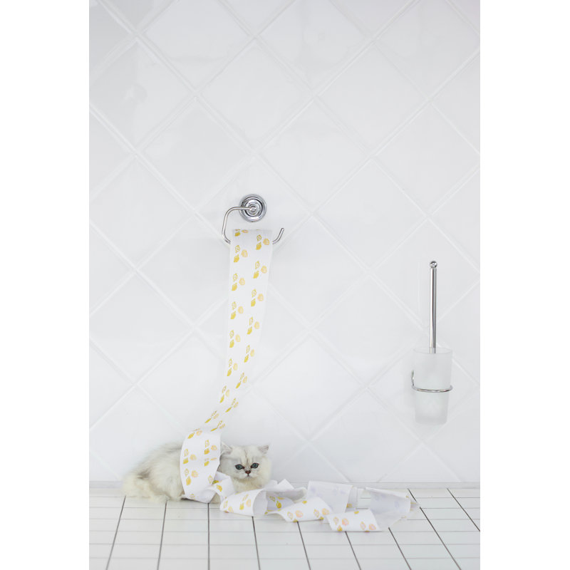 Porte-papier hygiénique mural Loft, Chrome poli