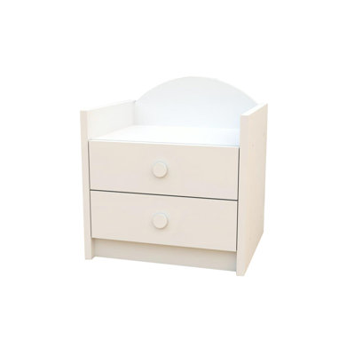 Szn01 bedside table, white handle