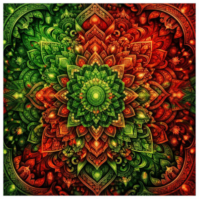 Intricate Mandala Pattern Comforter