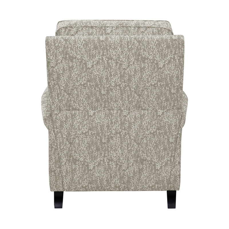 Leni 33.5" Wide Manual Standard Recliner, Taupe Nautical