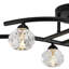 Lustre spoutnik moderne à 6 lumières de 29,1 po avec abat-jour en cristal Inez-1419407915
