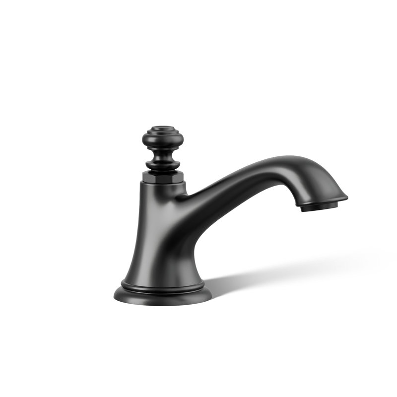 Artifacts Bathroom Sink Spout with Bell Design, Matte Black