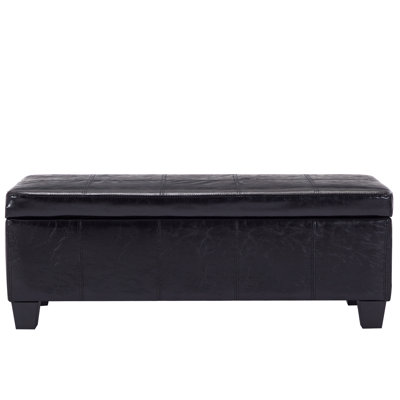 Rectangle Upholstered Storage Bench Ottoman&Stool