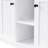 53Inch Large Kitchen Island With Drop Leaf, Power Outlet, Door Internal Storage Rack, Rolling Kitchen Cart On 5 Wheels With 5 Open Side Racks For Kitchen, Dining Room,White(Not Include Bar Stools)