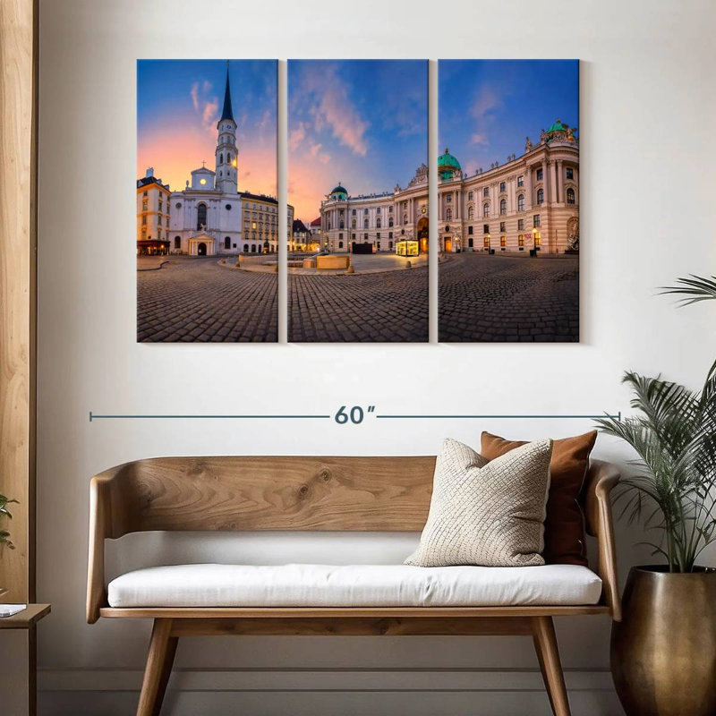 Rorry St. Michael Square In Vienna, 32" H x 50" W