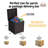 EHHLY Deck Box, 51 Gallon Package Bin Delivery Box for Outside Front Porch, Small Patio Outdoor Storage Boxes Waterproof, UV Resistant Plastic Resin Pool Storage Bins with lids-102731333