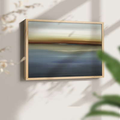 Beside the Blue II -Framed Print - Restickable