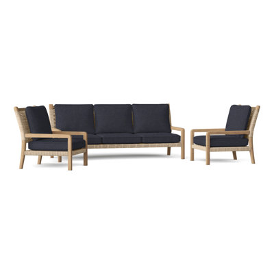 Hudson Outdoor 3 - Piece Conversation Set