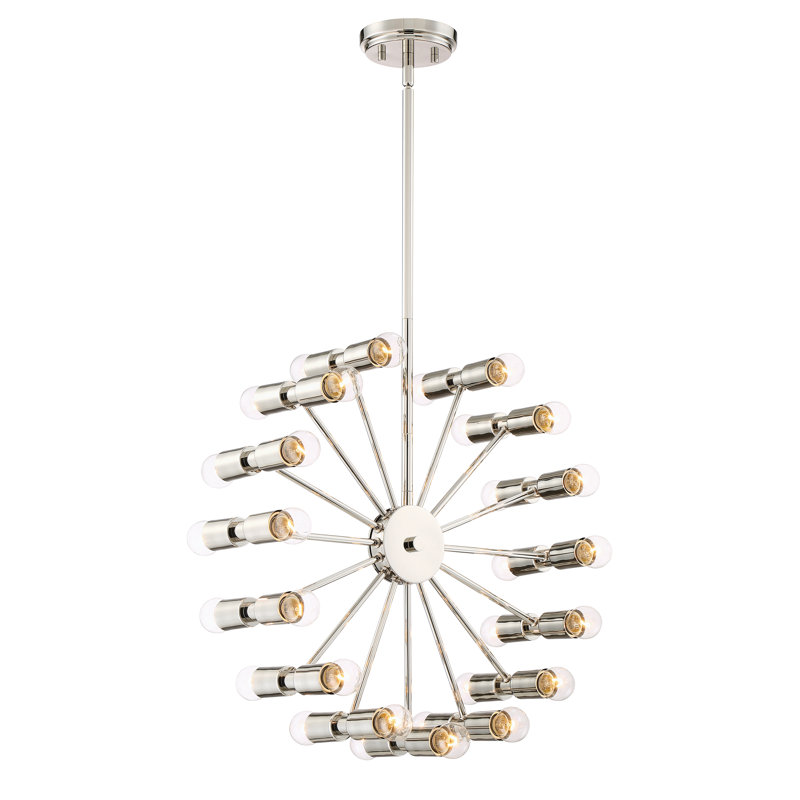 Lustre de sphère spoutnik 30 lumières Coronel
