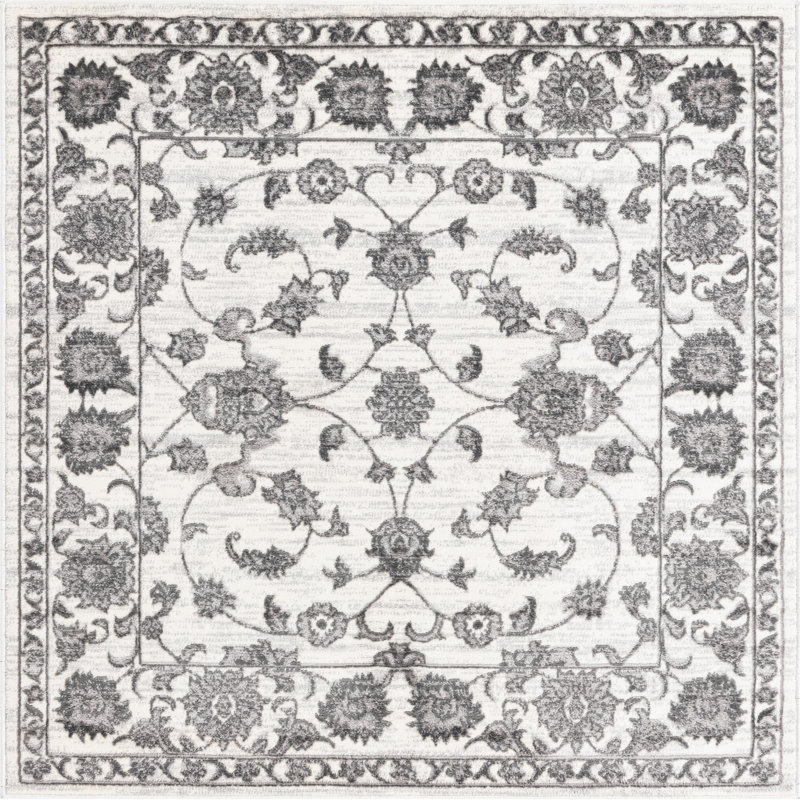Emmersen Oriental Indoor Rug, Square 5'3"