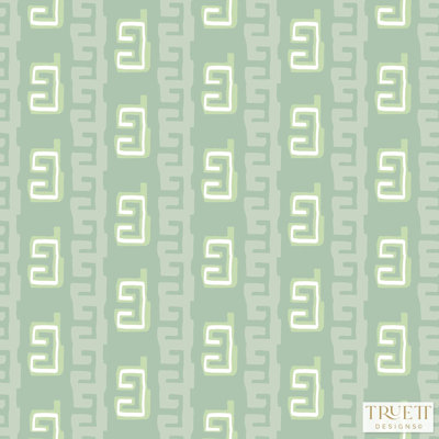 Gaga Greek Small Repeat Luxury Wallpaper