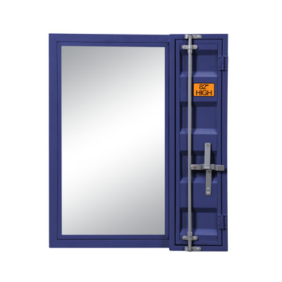 Cargo Blue Finish Vanity Mirror