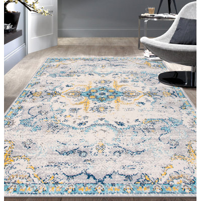 Tapis oriental bleu / beige Beverly