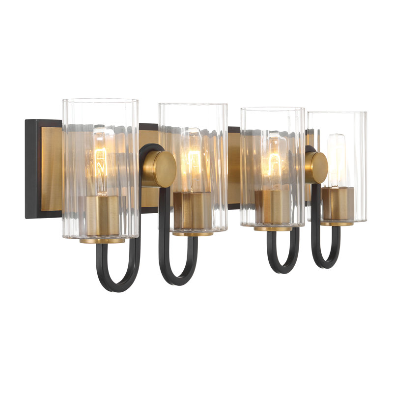 Coiffeuse Orla, 240 W, Quatre lumières, H 10,25 po x l 28,25 po x P 5,5 po