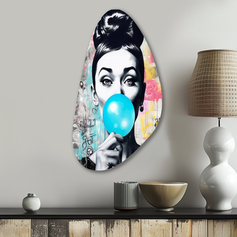 Art mural asymétrique en métal Katzer, H 31 po x l 17 po