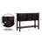 48'' Solid Wood Sideboard Console Table with 2 Drawers and Cabinets and Bottom Shelf, Retro Style Storage Dining Buffet Server Cabinet for Living Room Kitchen Dining Room-553511485
