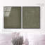 Olive Notes Set High-Gloss Frameless Acrylic Glass Wall Art Abstract Print by Oliver Gal, Ready to Hang, 16 x 20-880811281-880811295