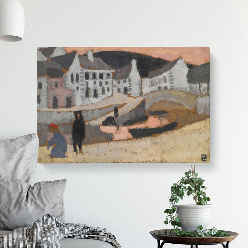 The Canal In Brittany by Roger De La Fresnaye - Wrapped Canvas, 35cm H x 50cm W x 3cm D