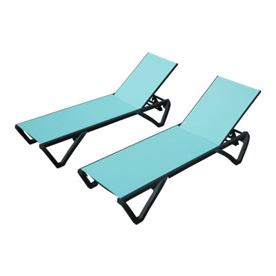 2 Piece Outdoor Chaise Lounge Set by Ebern Designs