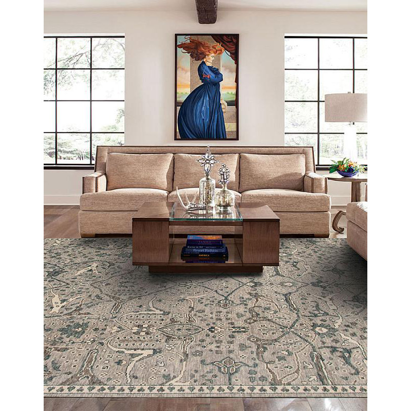 Tapis rectangulaire en laine Shangri-la, Rectangle 9 pi x 12 pi