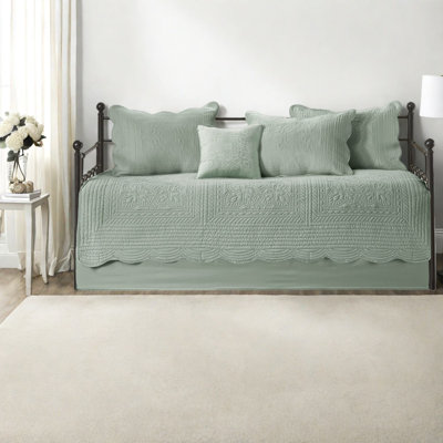 Ensembles de literie Farmhouse Comfort, microfibre écume de mer, style maison de campagne