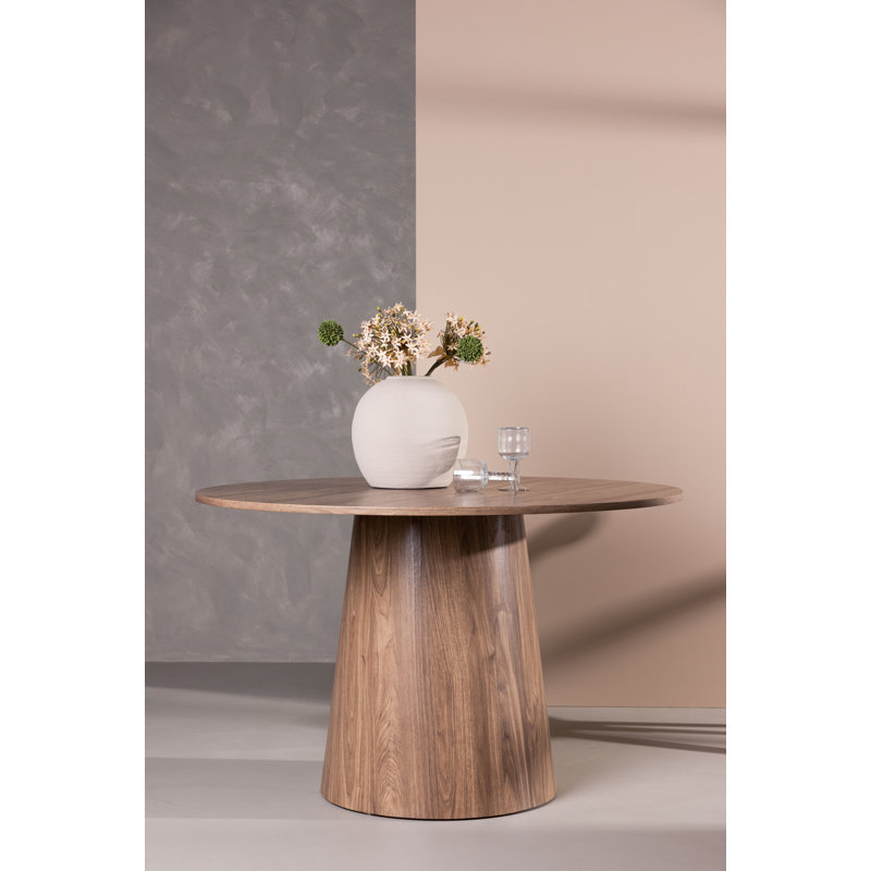 Bissie Round Dining Table, Nature