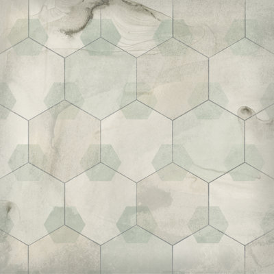 " Hexagon Tile III " by June Erica Vess