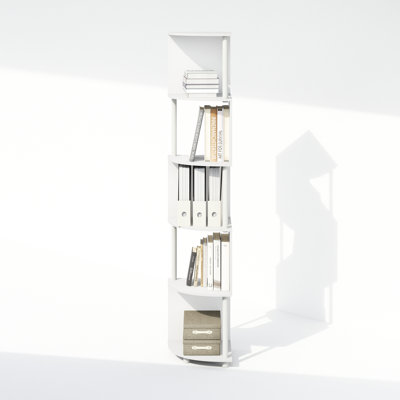 Guerra 5-Tier Zigzag Corner Multipurpose Standing Shelf