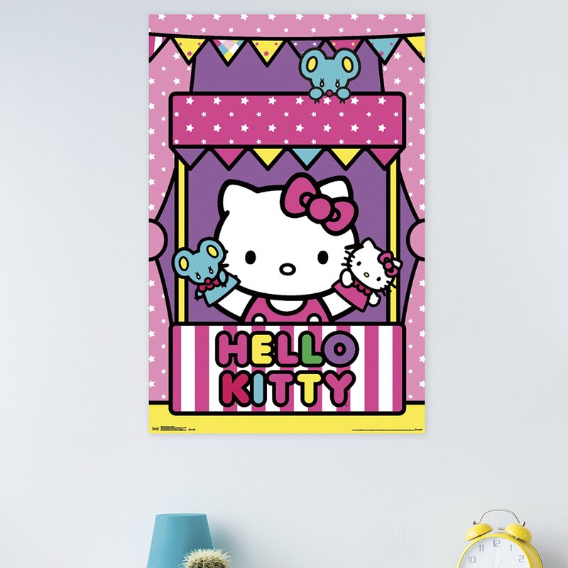 Hello Kitty Wall Decoration - Puppets Paper Print