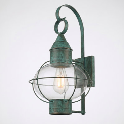 Brass Traditions - Ellington - 1 Light - 21 inch - Verde Green - Solid Brass - Wall Light