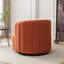 Fauteuil demi-tonneau pivotant rembourré Bryonie-1787267304