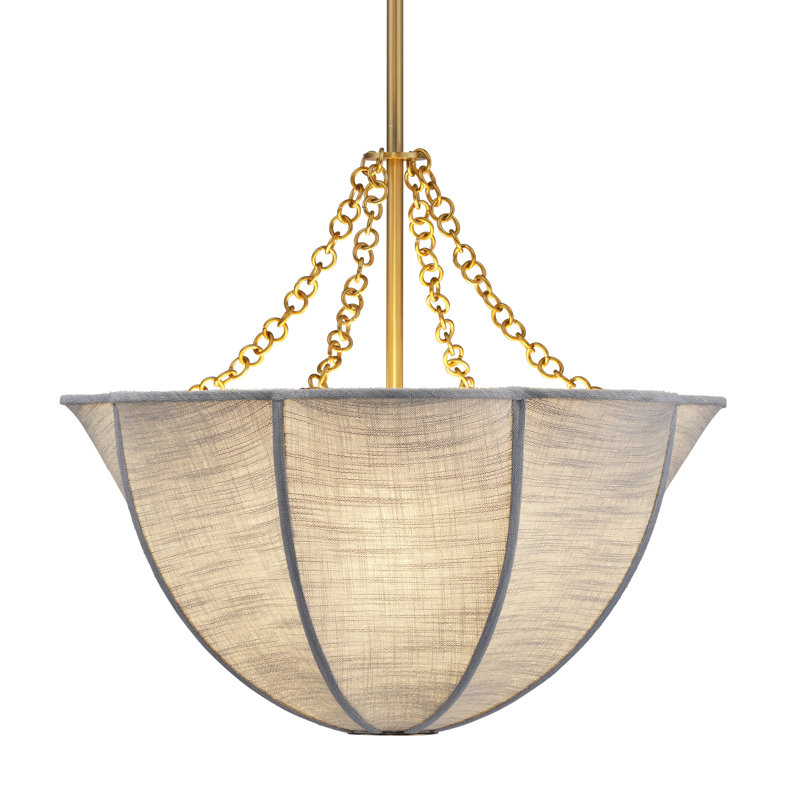 Aire Chandelier, Blue