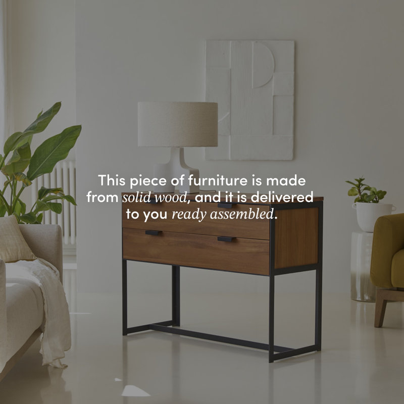 Urban 39.37'' W Solid Wood Console Table