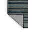 Tapis bleu à rayures horizontales lavable à la machine-2030739370