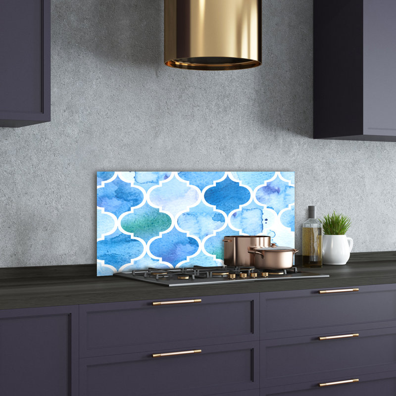 Damantinki 50cm W x 100cm L Glass Peel and Stick Panel
