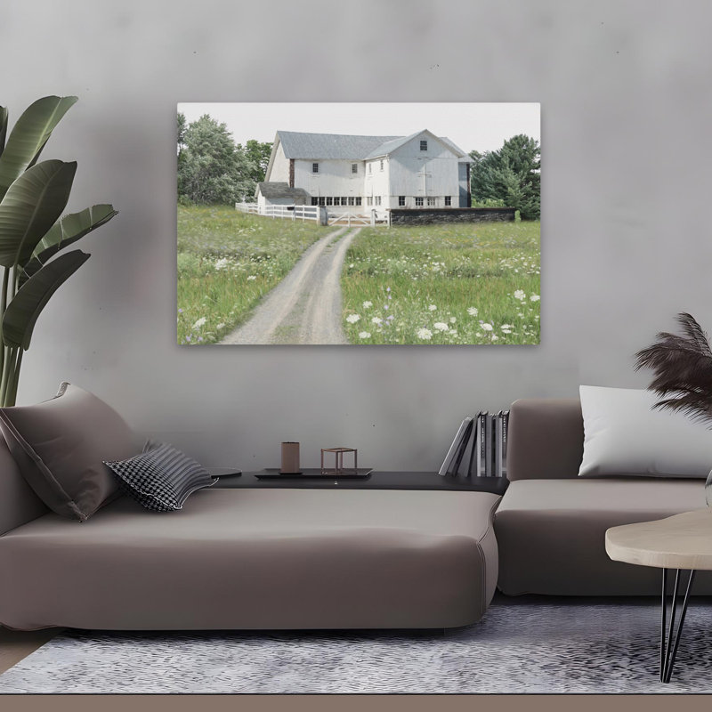 Après-midi champêtre - Photographie contemporaine, paysage de ferme, H 32 po x l 48 po