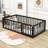 Hendrelino Wooden Daybed Frame with Guardrail-1132318929-1132318934