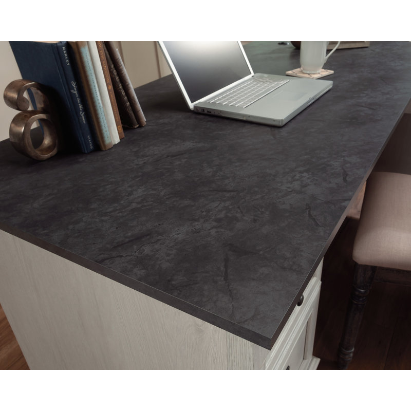 Palladia L-Shaped Computer Desk, Glacier Oak