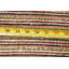 Tapis oriental rayé Gabbeh 4 x 6