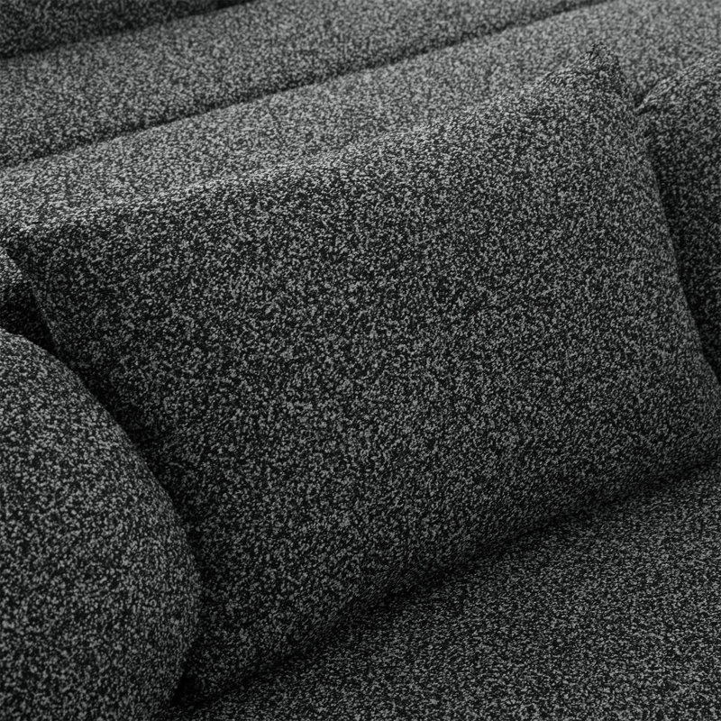 Canapé modulaire Boneless Couch, Noir