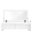 Lit plateforme en bois avec tablettes, table et 6 tiroirs-1014491214