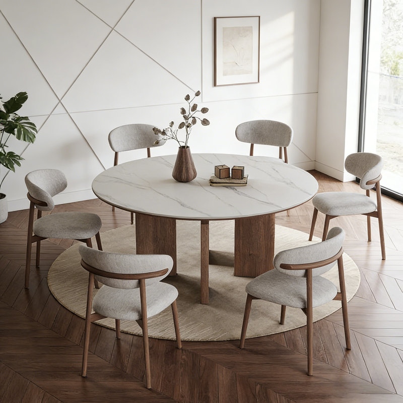 Simple and Light Luxury Design Dining Table