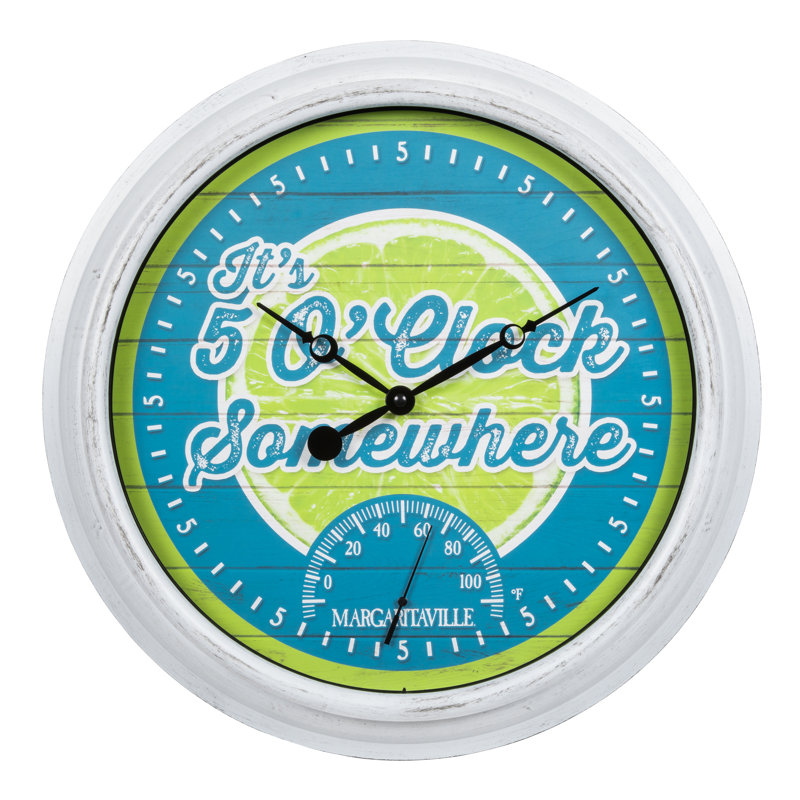 Horloge murale 15,75 po Margaritaville