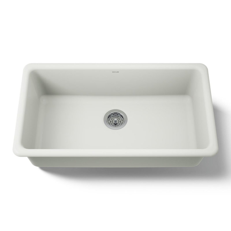 Iron/Tones 33" top-/undermount single-bowl kitchen sink