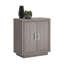 Armoire de rangement, finition grise