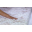 Tapis ivoire / champignon à poils longs Natosha-303965299