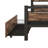 Selia Twin Size Metal Platform Bed with Two Storage Drawers and Rotatable TV Stand-1996516077