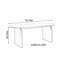 Table simple en bois massif ovale noir simple-261398279