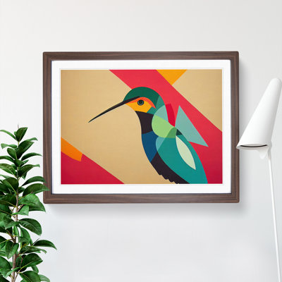 Hummingbird Abstract - Single Picture Frame Print