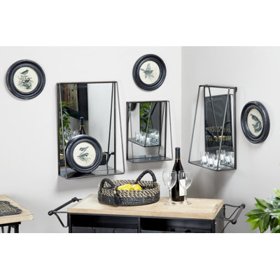 Metal Rectangle Wall Mirror